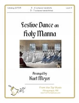 Festive Dance on Holy Manna Handbell sheet music cover